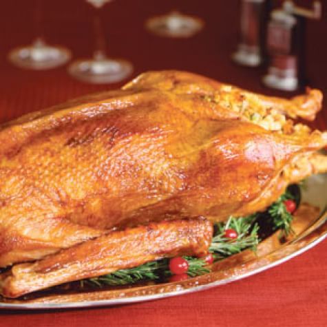 Roast Goose with Chestnut and Leek Stuffing | Williams Sonoma