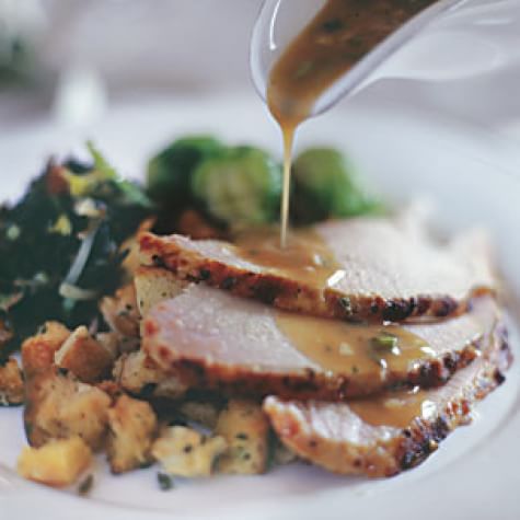 Turkey with Chardonnay and Herbs 