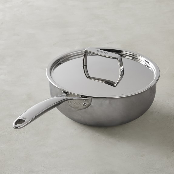 Cristel Castel'Pro Stainless-Steel Saucier with Lid | Williams Sonoma