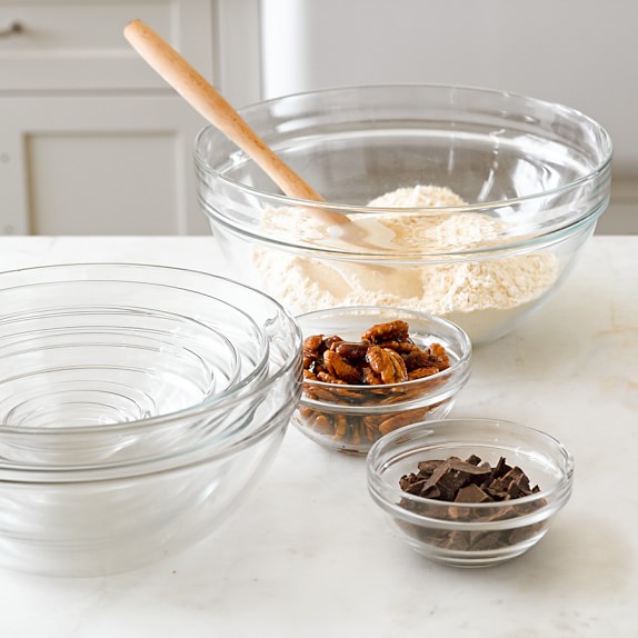 10Piece Glass Mixing Bowl Set Williams Sonoma