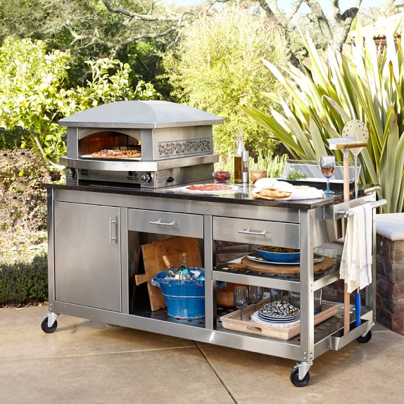 Kalamazoo Artisan Fire Outdoor Pizza Oven Pizza Station With